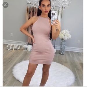 Carli Bybel X Miss guided square neck bodycon